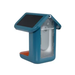 BirdBuddy Solar Pro foderstation med kamera og fuglegendelse