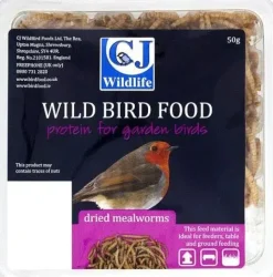 CJ Wildlife Tørrede melorme 50 gram