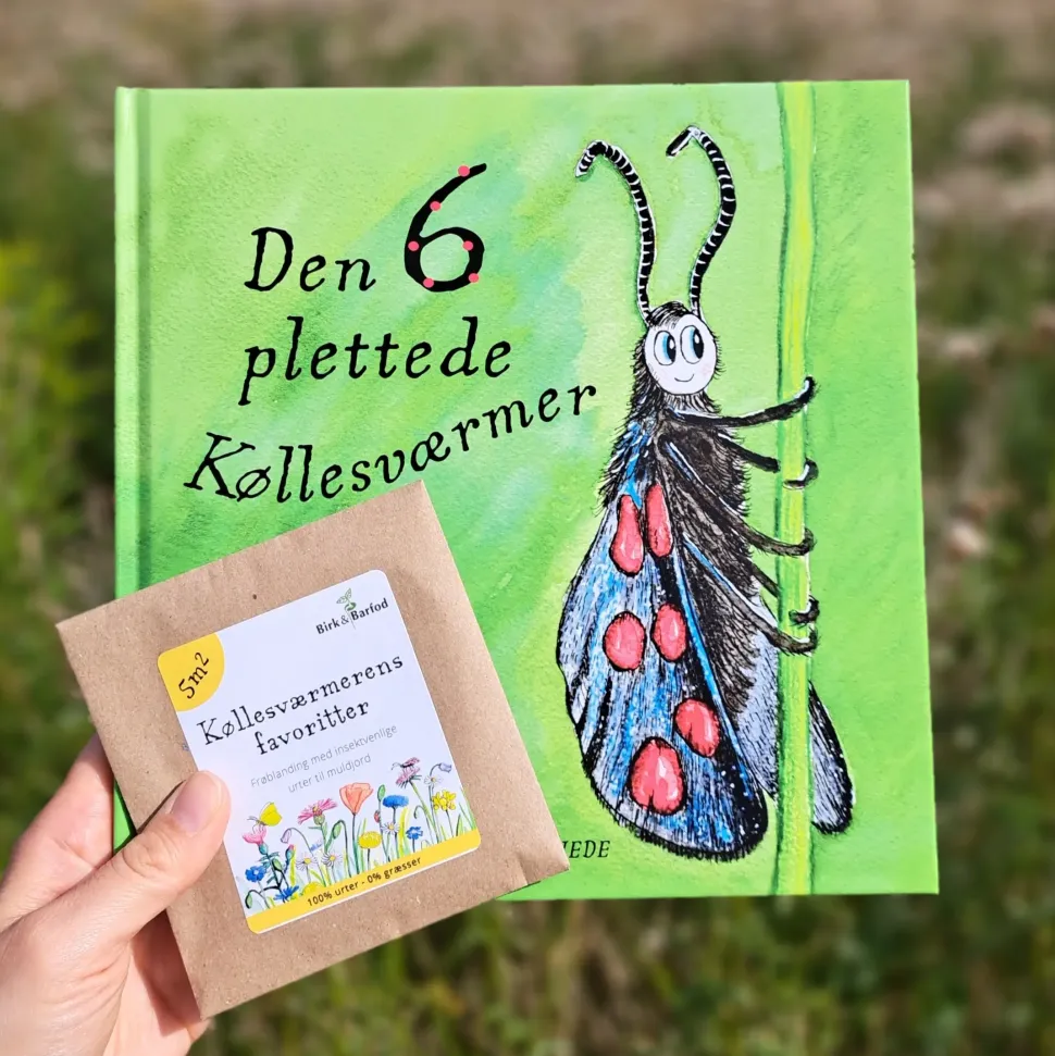 Den 6 plettede Køllesværmer – Bog og frøblanding | Børnebog