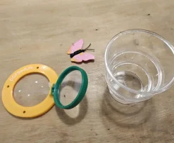 DOF BirdLife højdejusterbart insektglas med lup