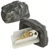 Falsk sten beholder til geocaching