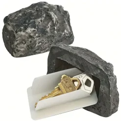 Falsk sten beholder til geocaching