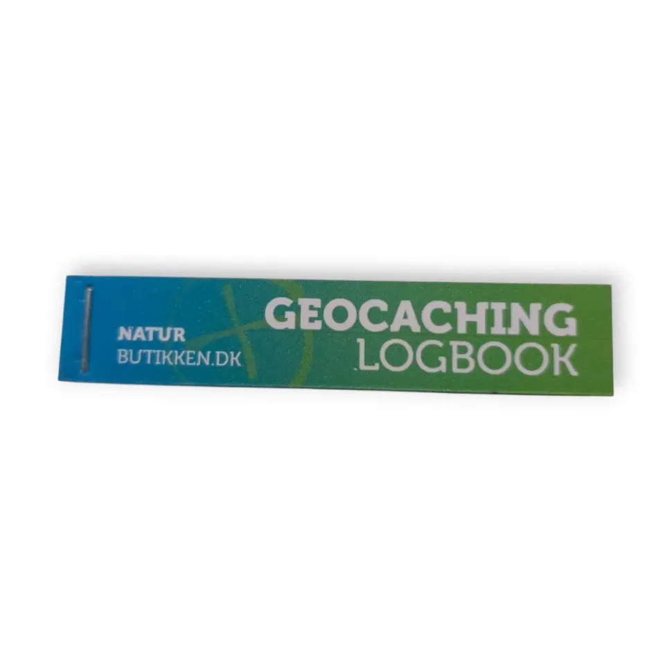Geocaching logbog med plads til 360 logninger