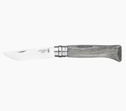 Opinel no. 8 Laminated Birch Grey i gaveæske