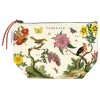 Pung med blomster og fugle