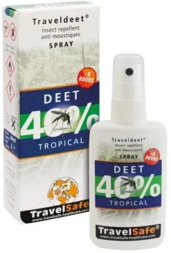 TravelSafe lille Myggespray DEET 40% 60 ml