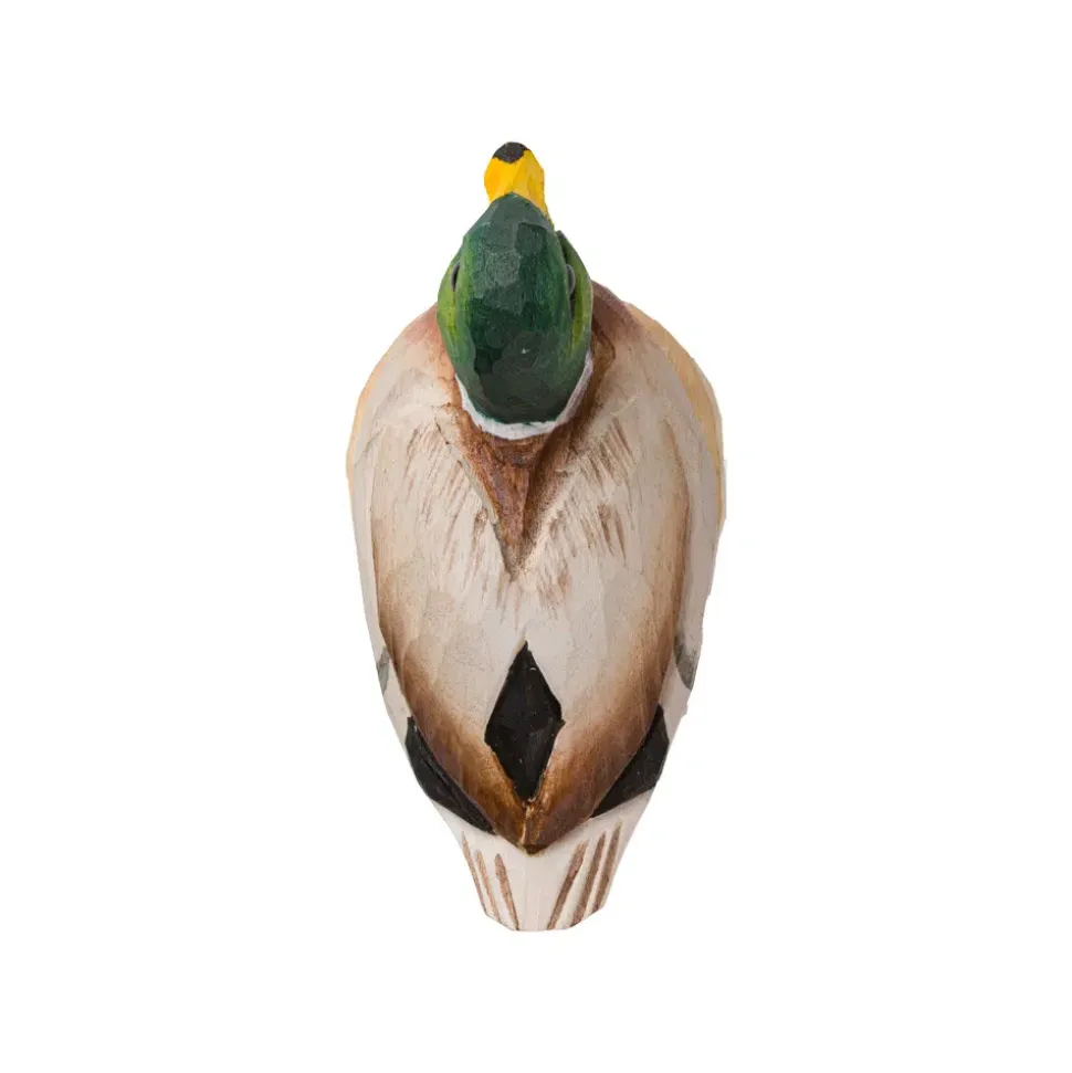Wildlife Garden Flaskeprop med håndskåret gråand