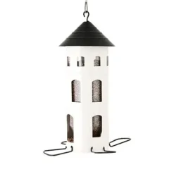 Wildlife Garden fodertårn i metal – Hvid